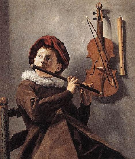 Judith leyster Young Flute Player oil painting image